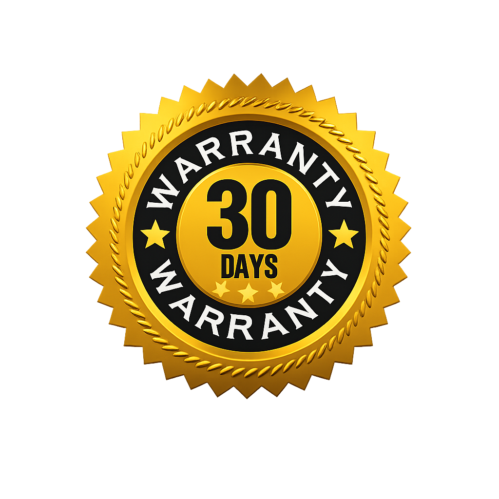 30-Day Money Back Guarantee