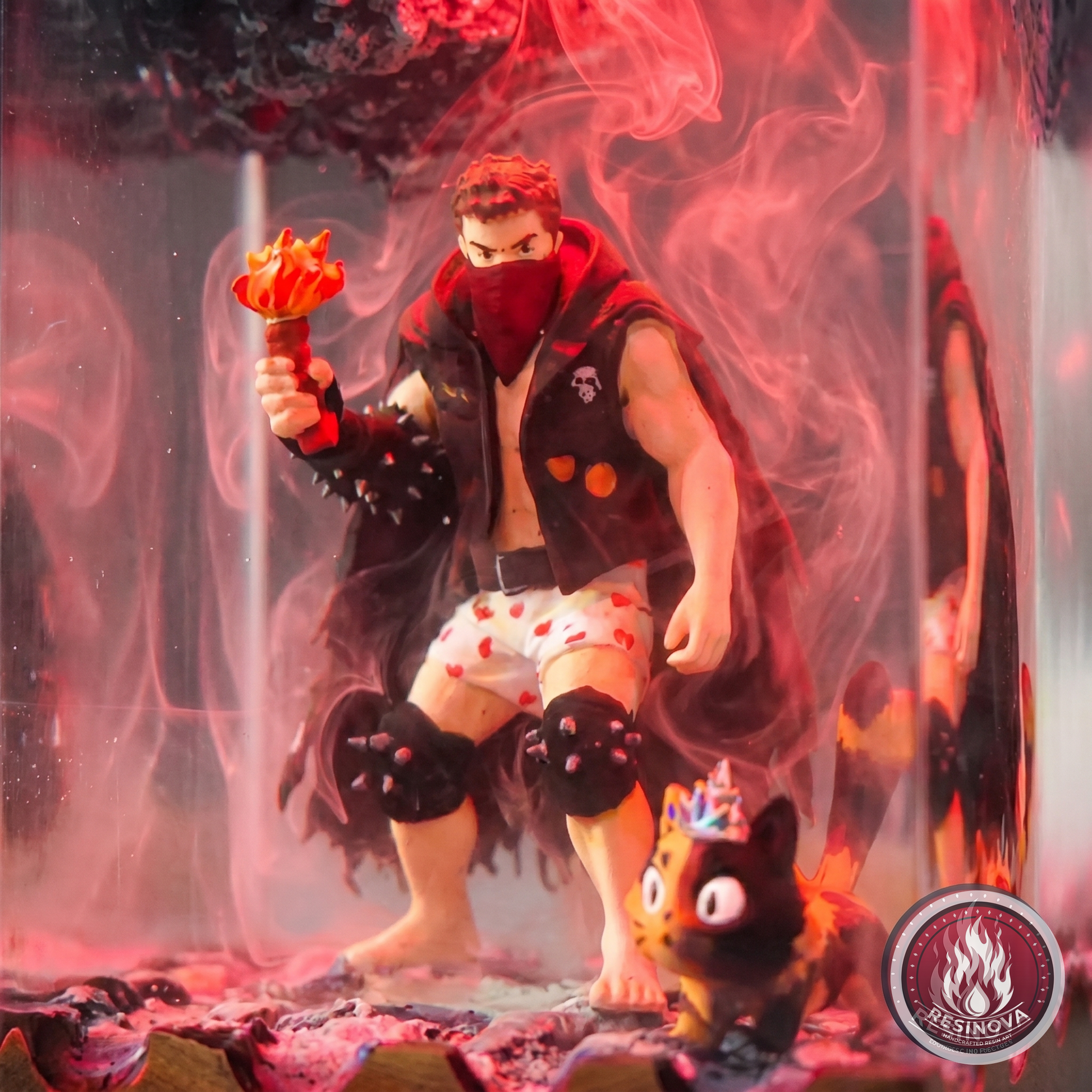 Dungeon Crawler Carl Resin Lamp - closeup