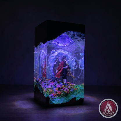 Giyu Resin Lamp | Demon Slayer - dark 1