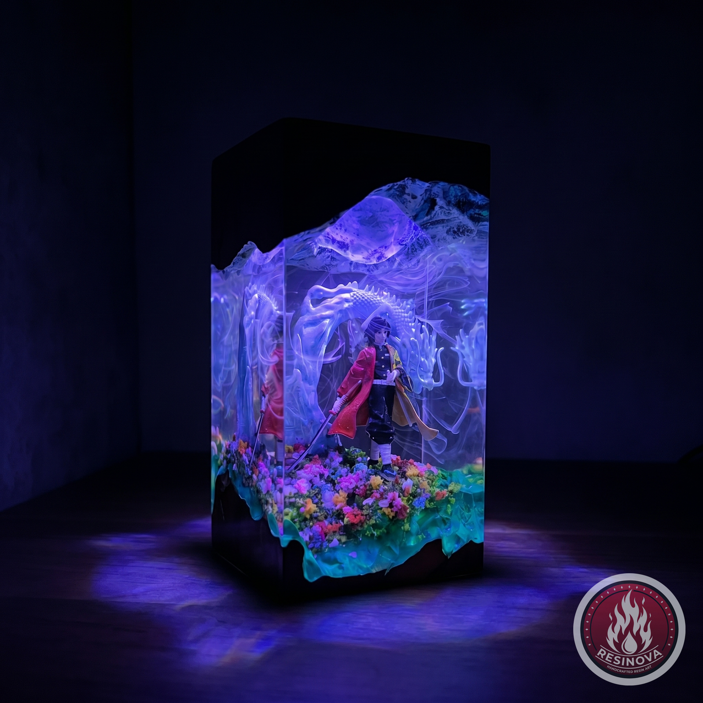 Giyu Resin Lamp | Demon Slayer - dark 2