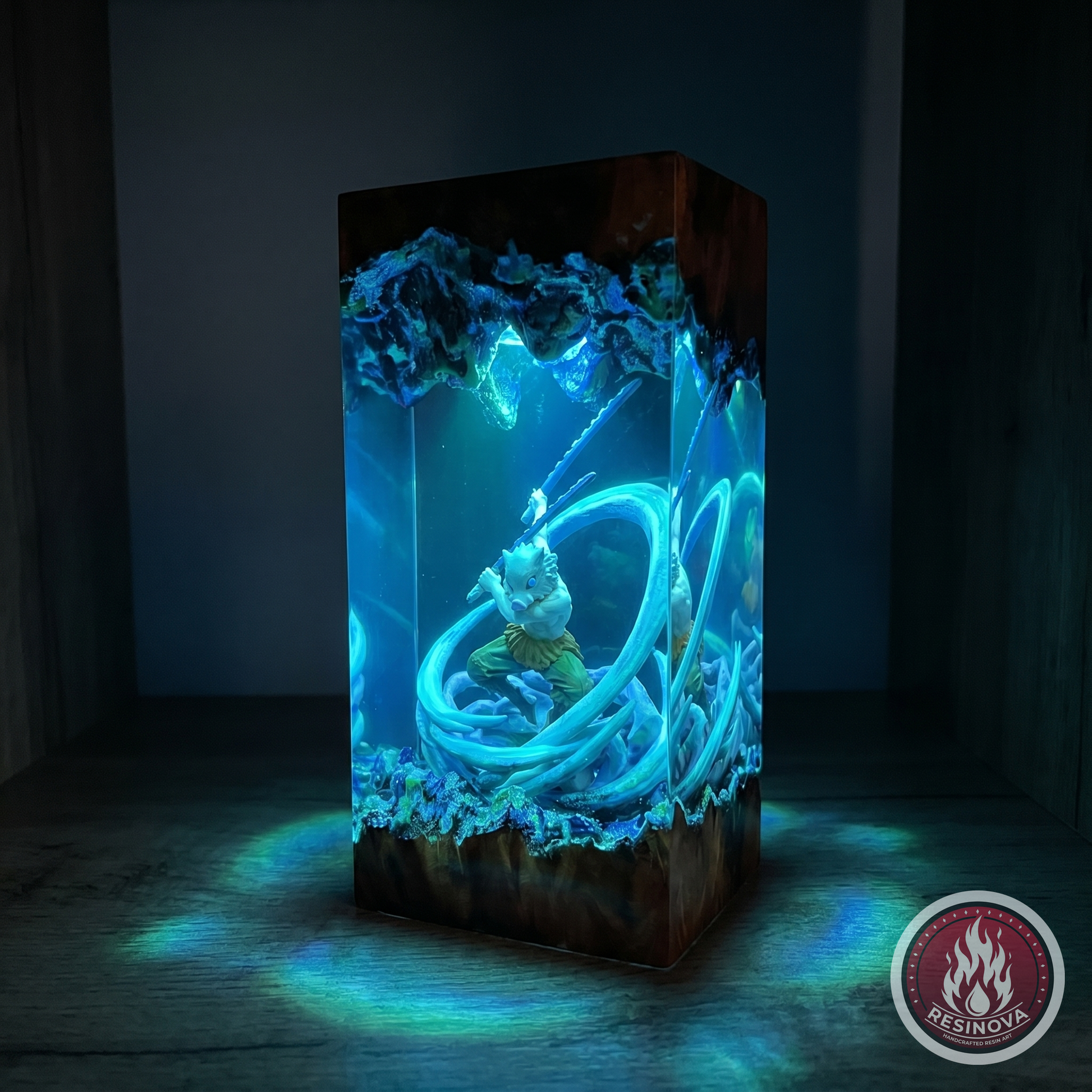 Inosuke Resin Lamp | Demon Slayer - dark 2