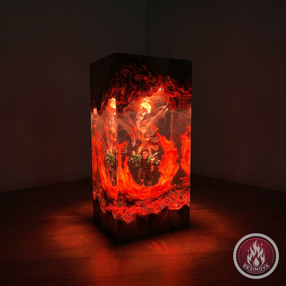 Tanjiro Resin Lamp | Demon Slayer - dark 2