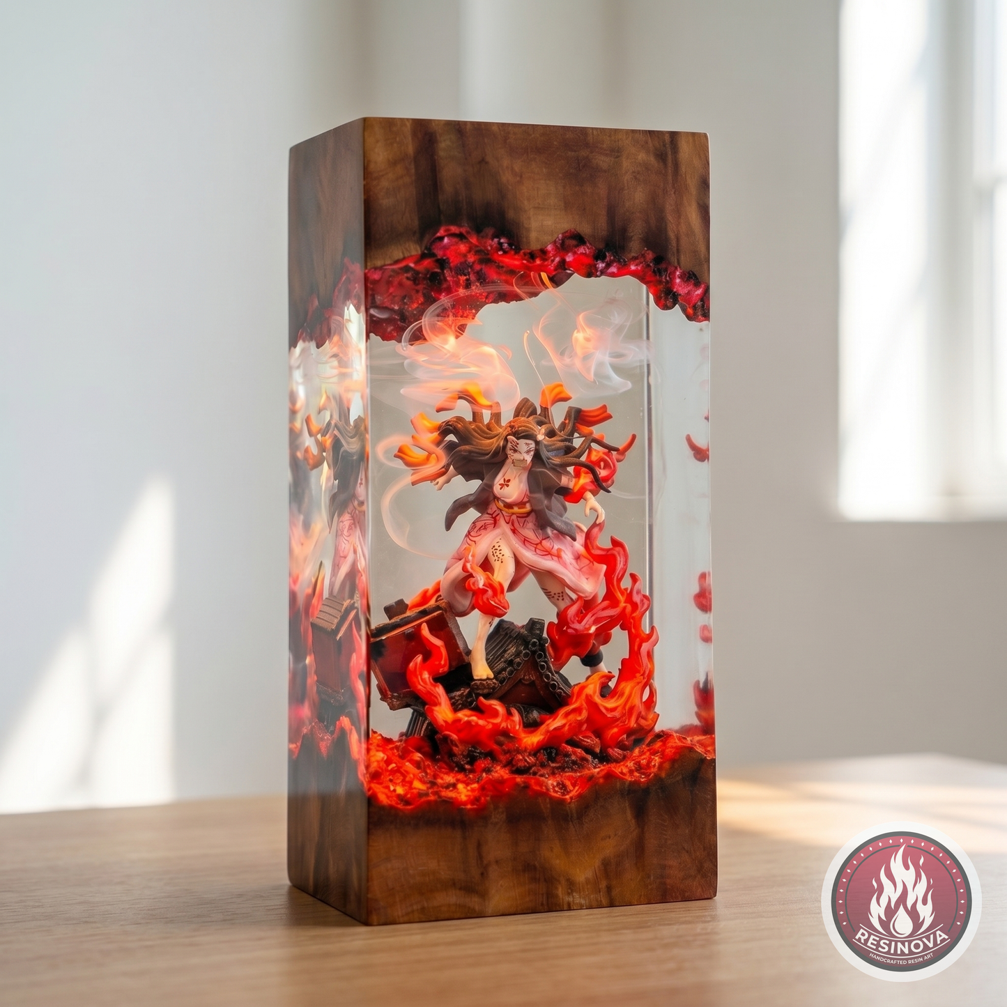 Nezuko Resin Lamp | Demon Slayer - daylight 2