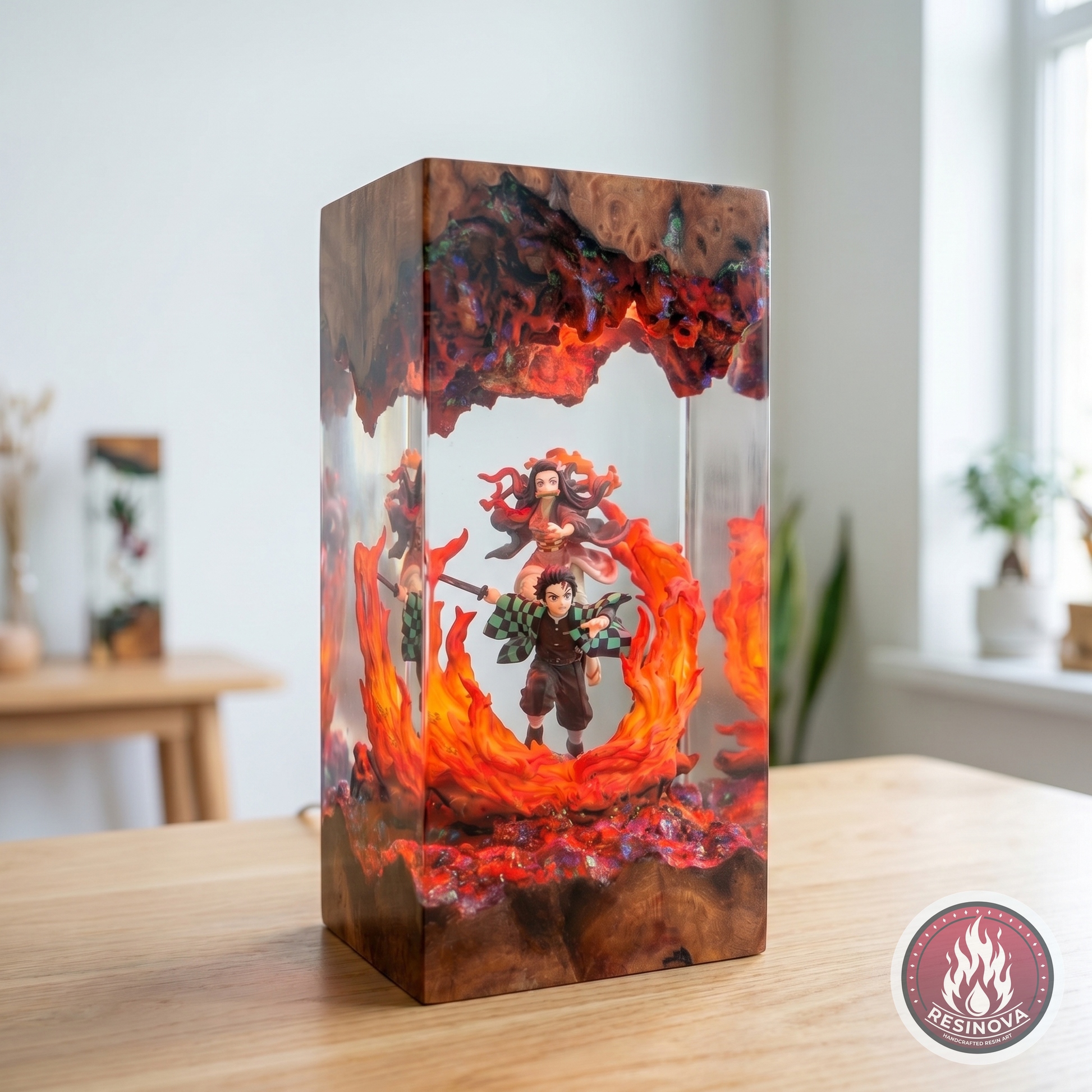 Tanjiro Resin Lamp | Demon Slayer - daylight 2