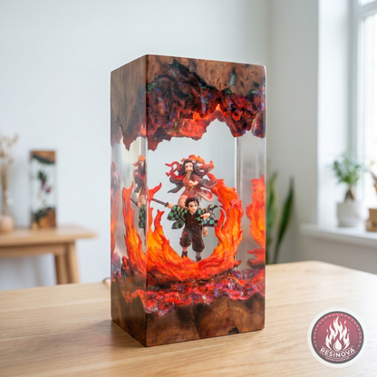 Tanjiro Resin Lamp | Demon Slayer - daylight 2