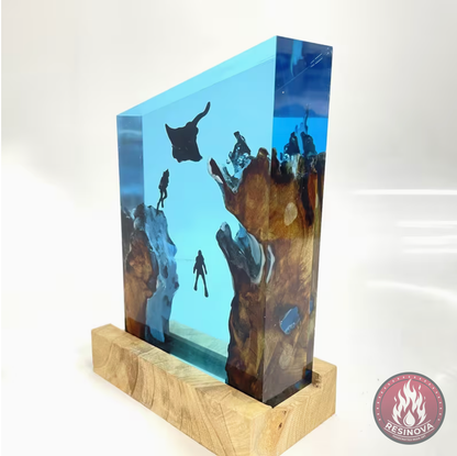 Batfish Resin Lamp