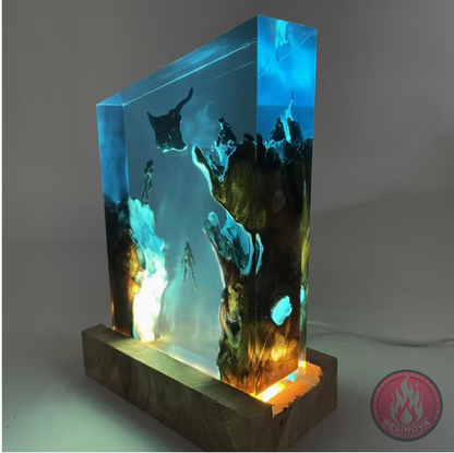Batfish Resin Lamp