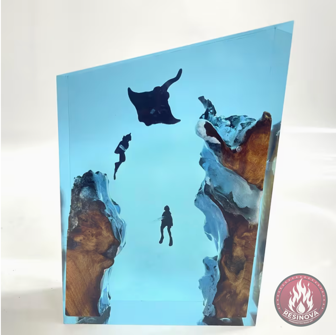Batfish Resin Lamp