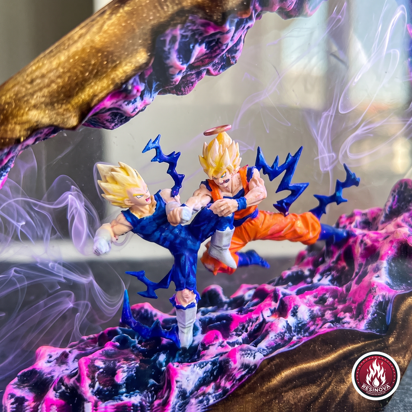 Majin Vegeta vs Goku | DBZ Lamp