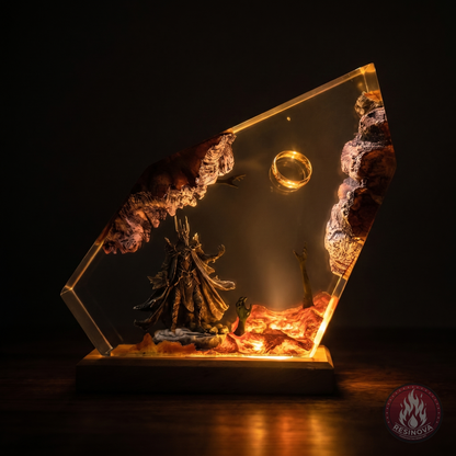 Sauron's Tower LOTR Resin Lamp 3