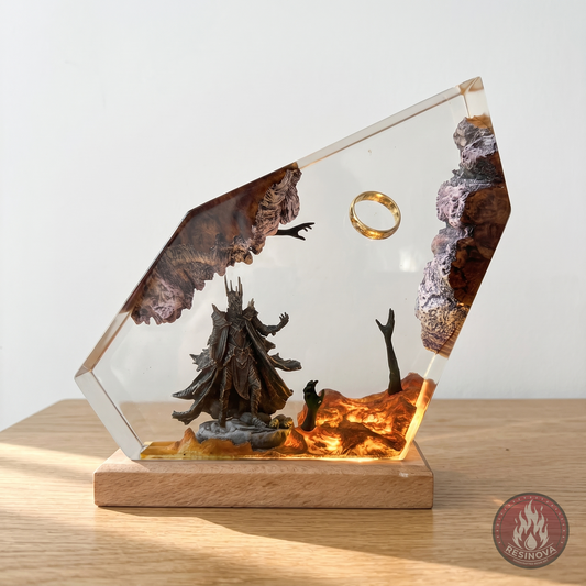 Sauron's Tower LOTR Resin Lamp 1